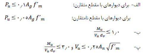 المان های مرزی دیوار