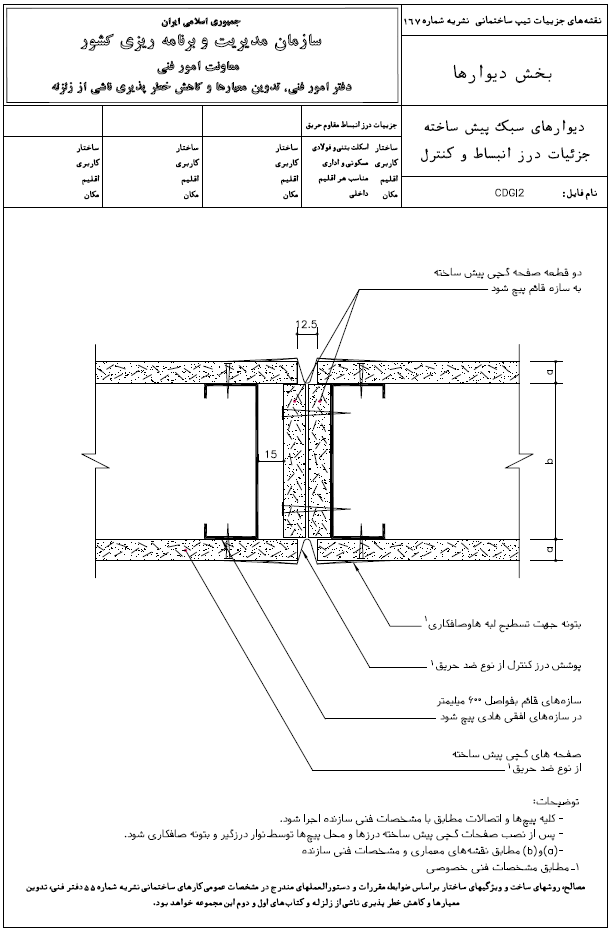 دیتیل درز انبساط