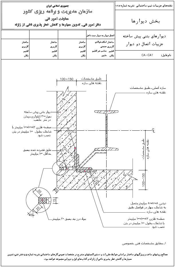 دیوار پیش ساخته بتنی