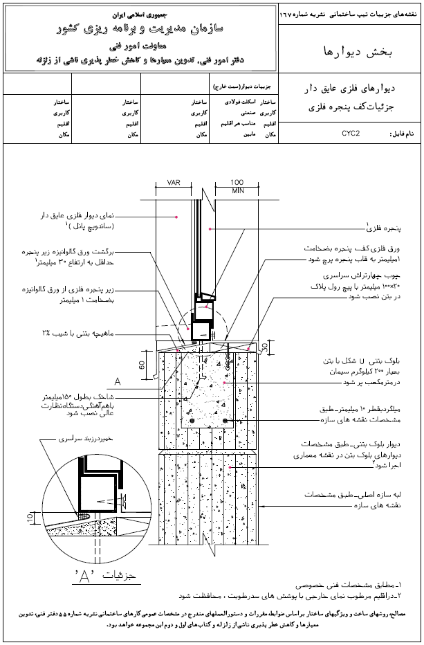جزئیات تیپ ساختمانی