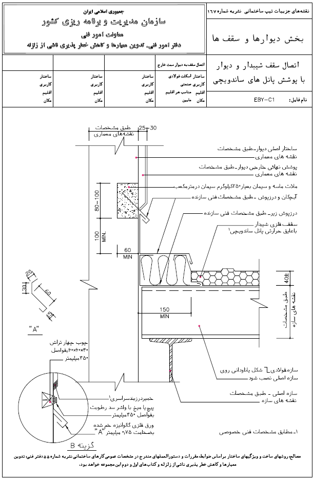 اتصال سقفهای شیبدار در پانل ساندویچی