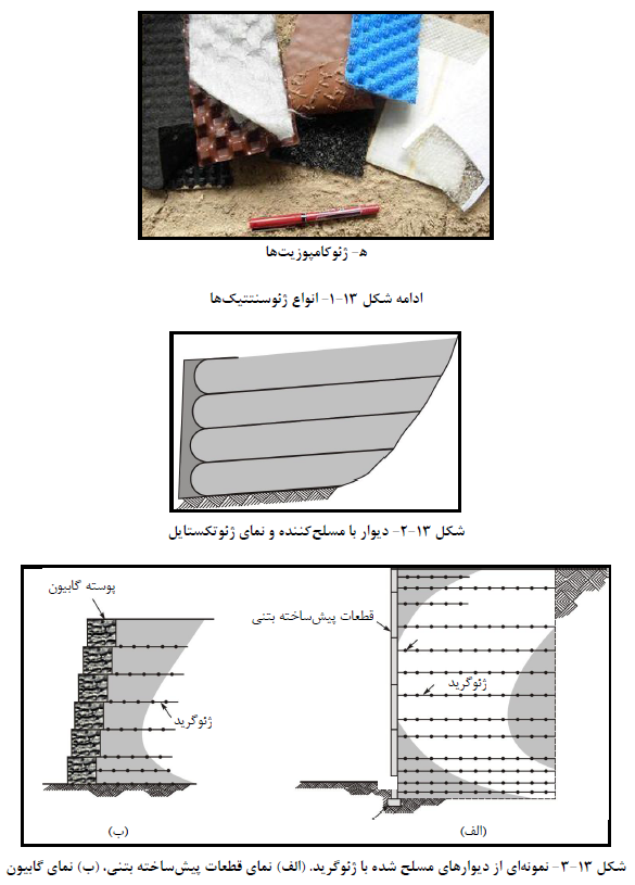 نمونه اي از دیوارهاي مسلح شده با ژئوگرید