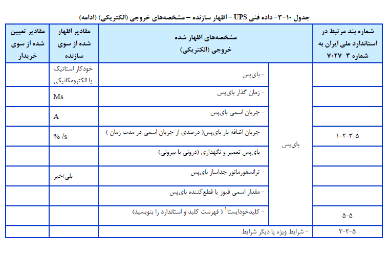 سیستم برق بدون وقفه
